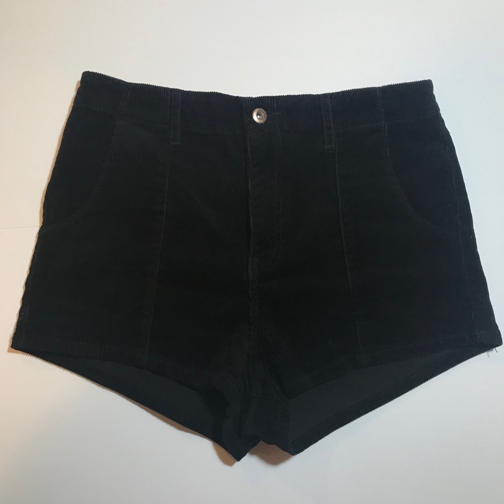 Corduroy Black Jeans